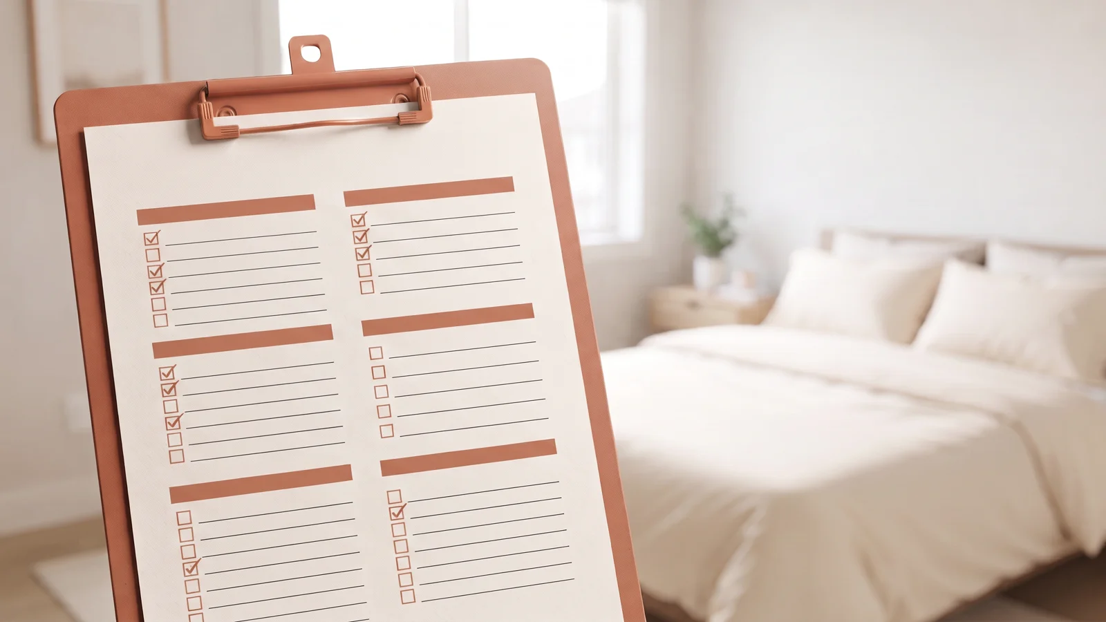 Airbnb cleaning checklist: a room-by-room printable for a 4-hour turnover